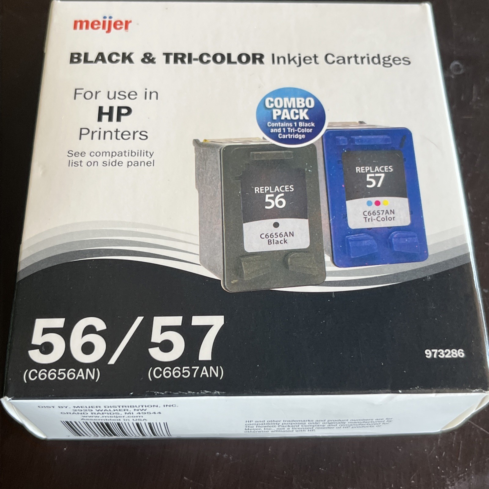 Black Color Ink for HP 56 and HP 57 Cartridges 56 and 57