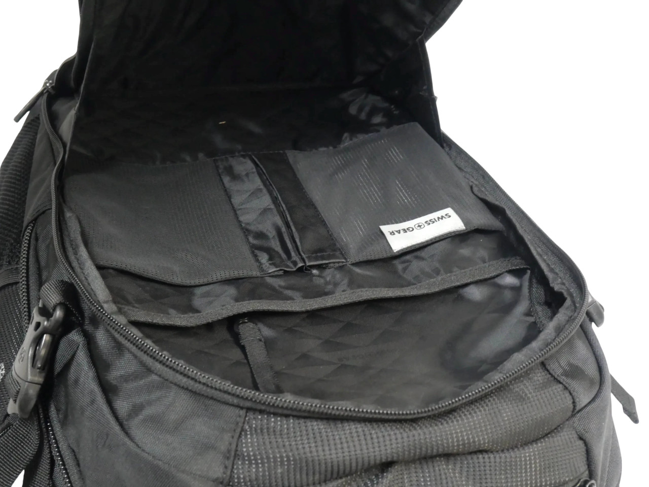 SwissGear ScanSmart Laptop Bag, Black Stealth, Fits 15-Inch Notebook.