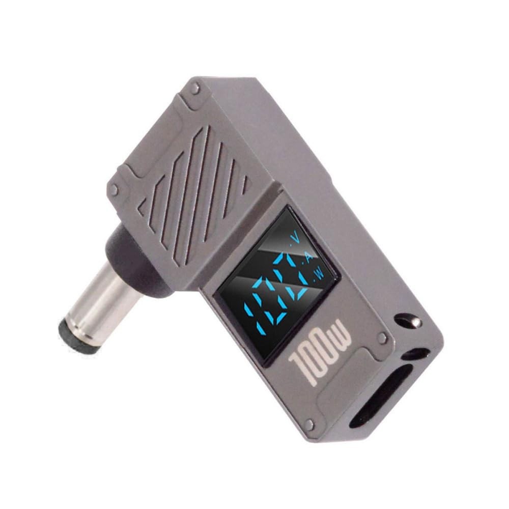 USB C to DC Adapter,USB C Female to DC 5.5×2.1mm Barrel Jack Plug PD 100W Laptop