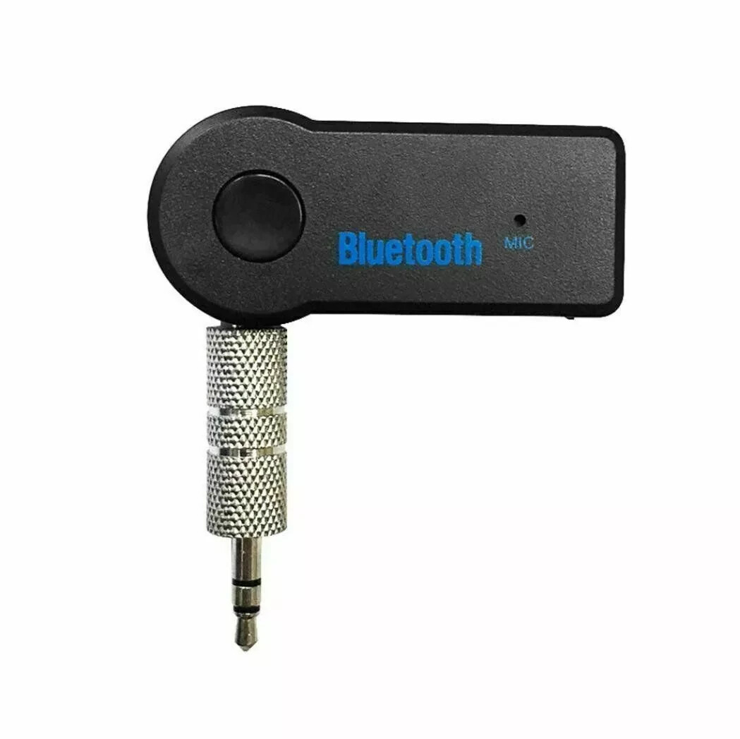 Wireless Bluetooth Receiver 3.5mm AUX Audio Stereo Music Hands Free Car Adapter