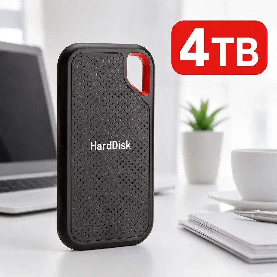 external hard drive 4tb High Speed Capacity Solid State Usb3.2 Laptop Mac And PC