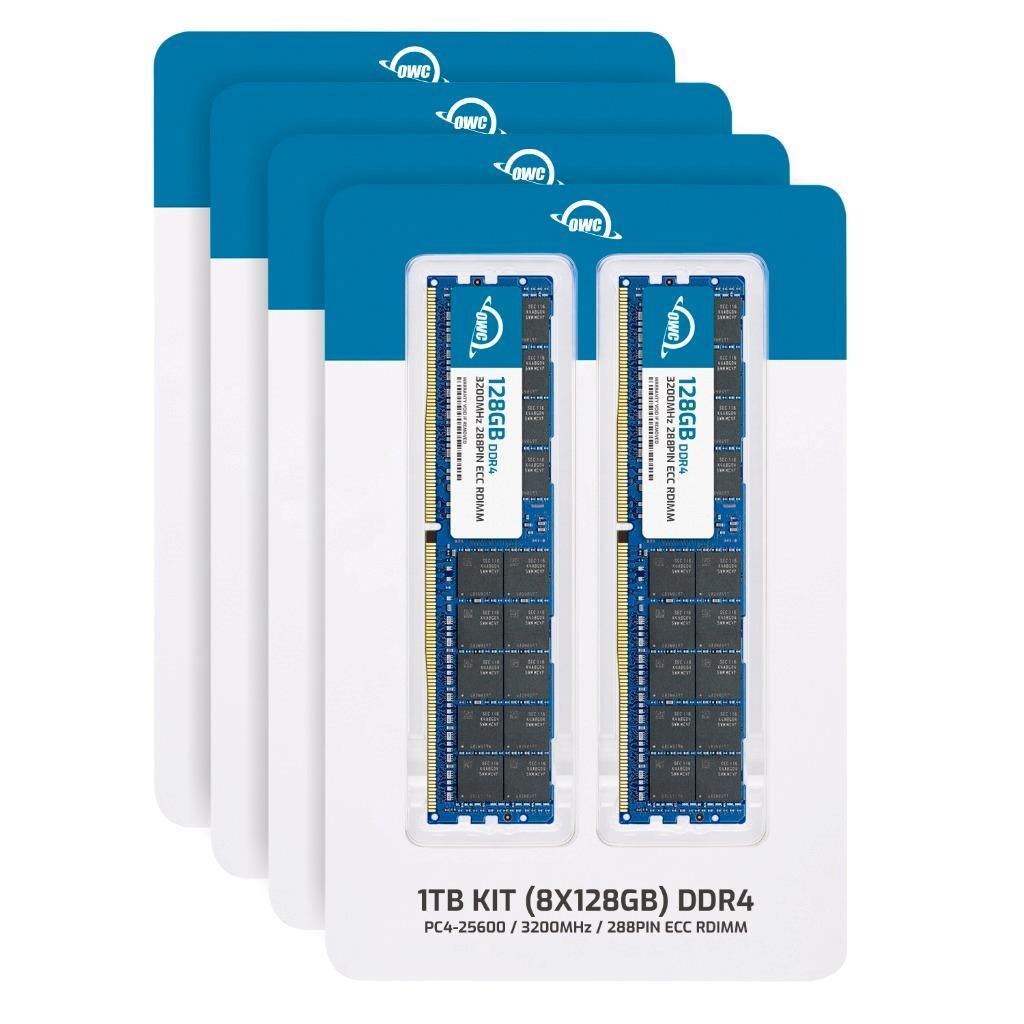 OWC 1TB (8x128GB) DDR4 3200MHz 4Rx4 ECC Registered RDIMM 288pin Memory RAM