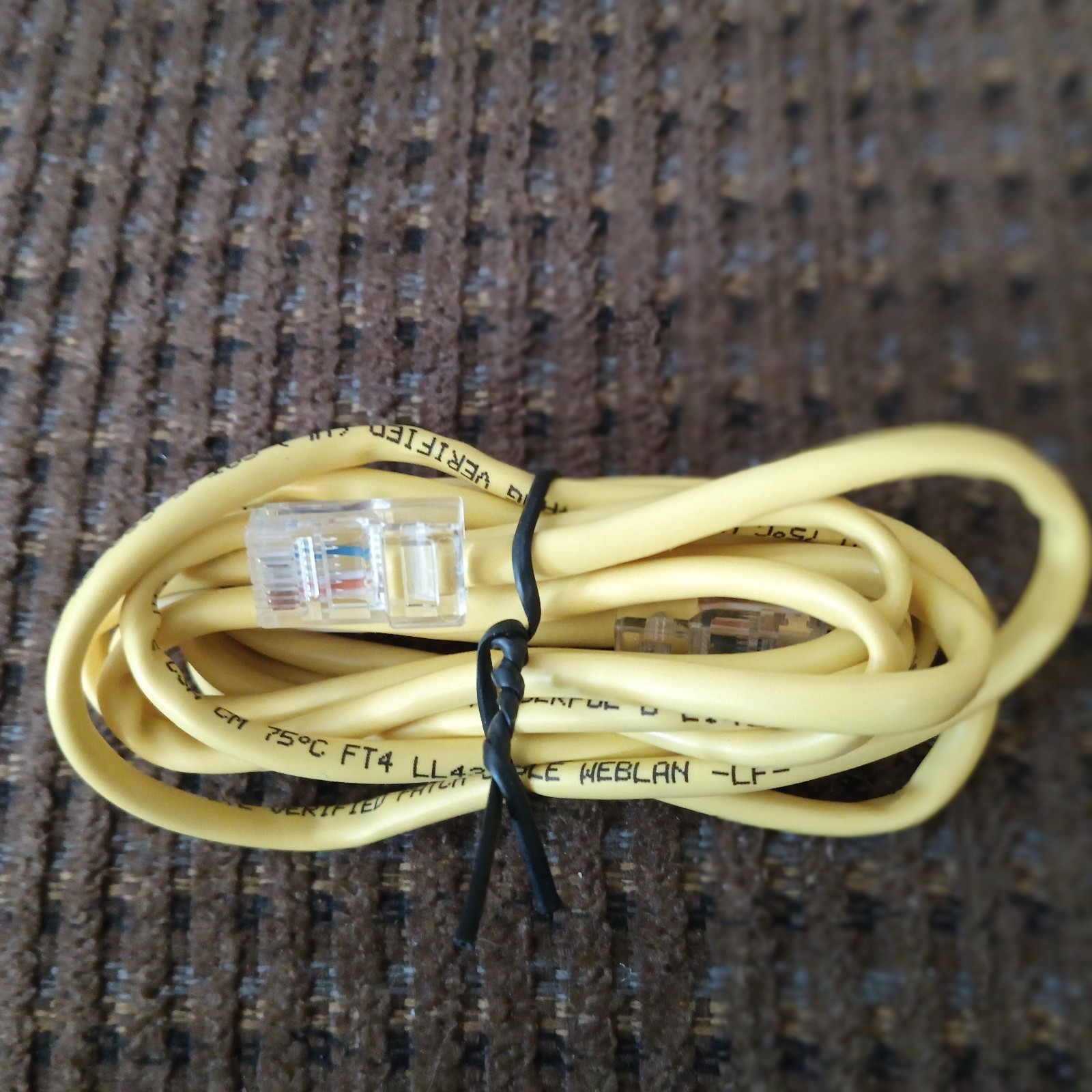 Wonderful-D E142890 CM UTP 2PR 24AWG CAT 5 CSA FT4 LL43774 ETL Patch Cable, 6 ft