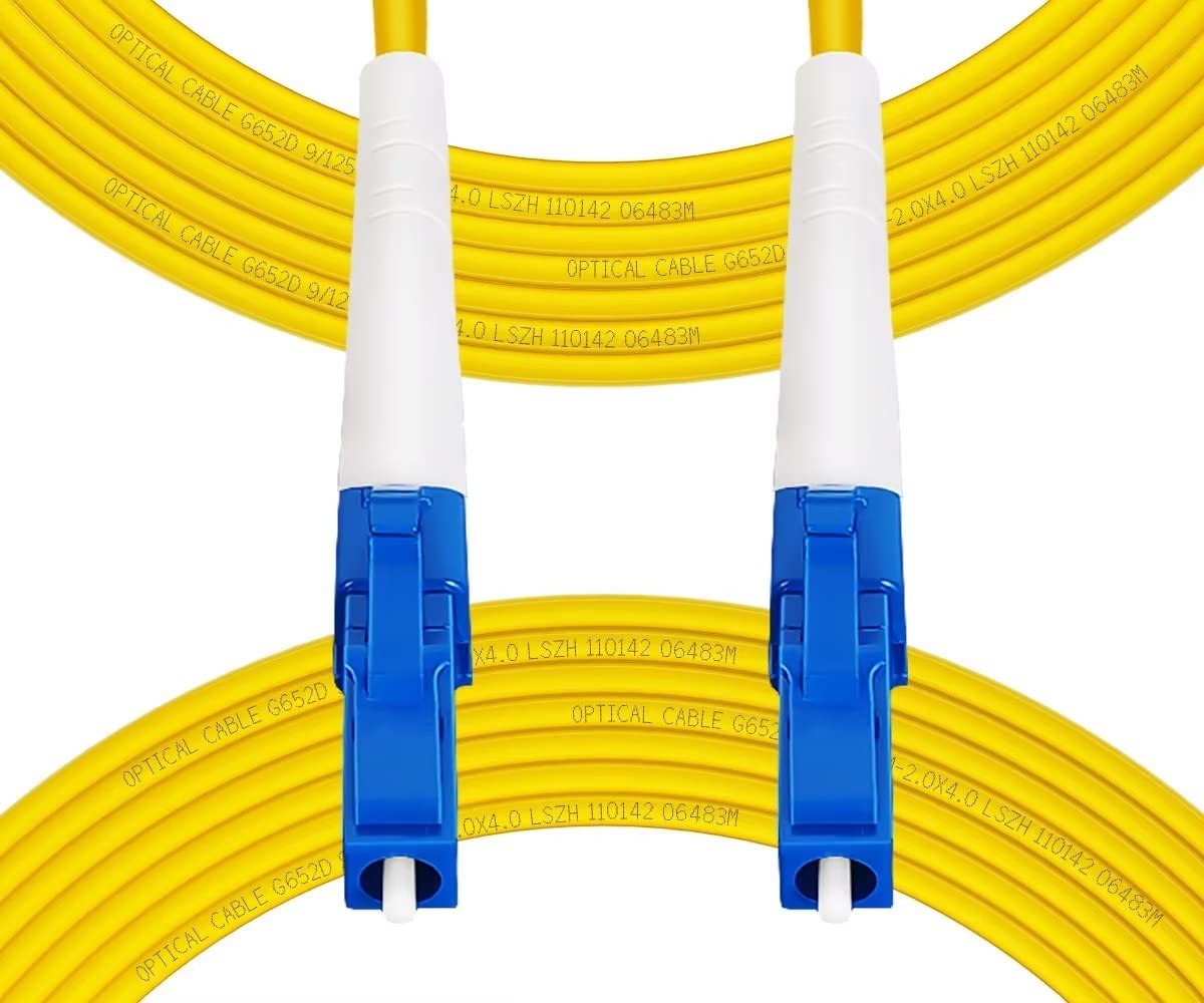 0.5m 1.6ft OS2 LC To Fiber Patch Cable Single Mode Simplex 9/125m 2.0mm