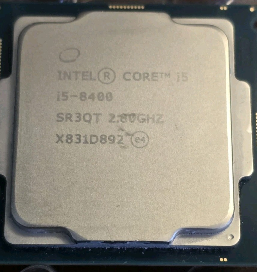 Intel Core i5-8400 8th Gen SR3QT 6-Core 2.8GHz LGA1151 Desktop CPU Tested Work