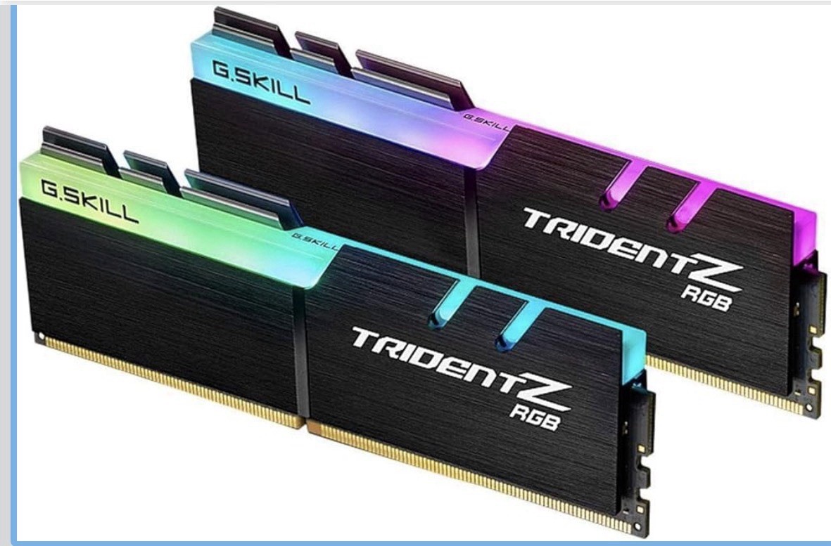 G.SKILL Trident Z RGB 16GB (2x8GB) 3600MHz CL19-20-20-40 F4-3600C19D-16GTZRB