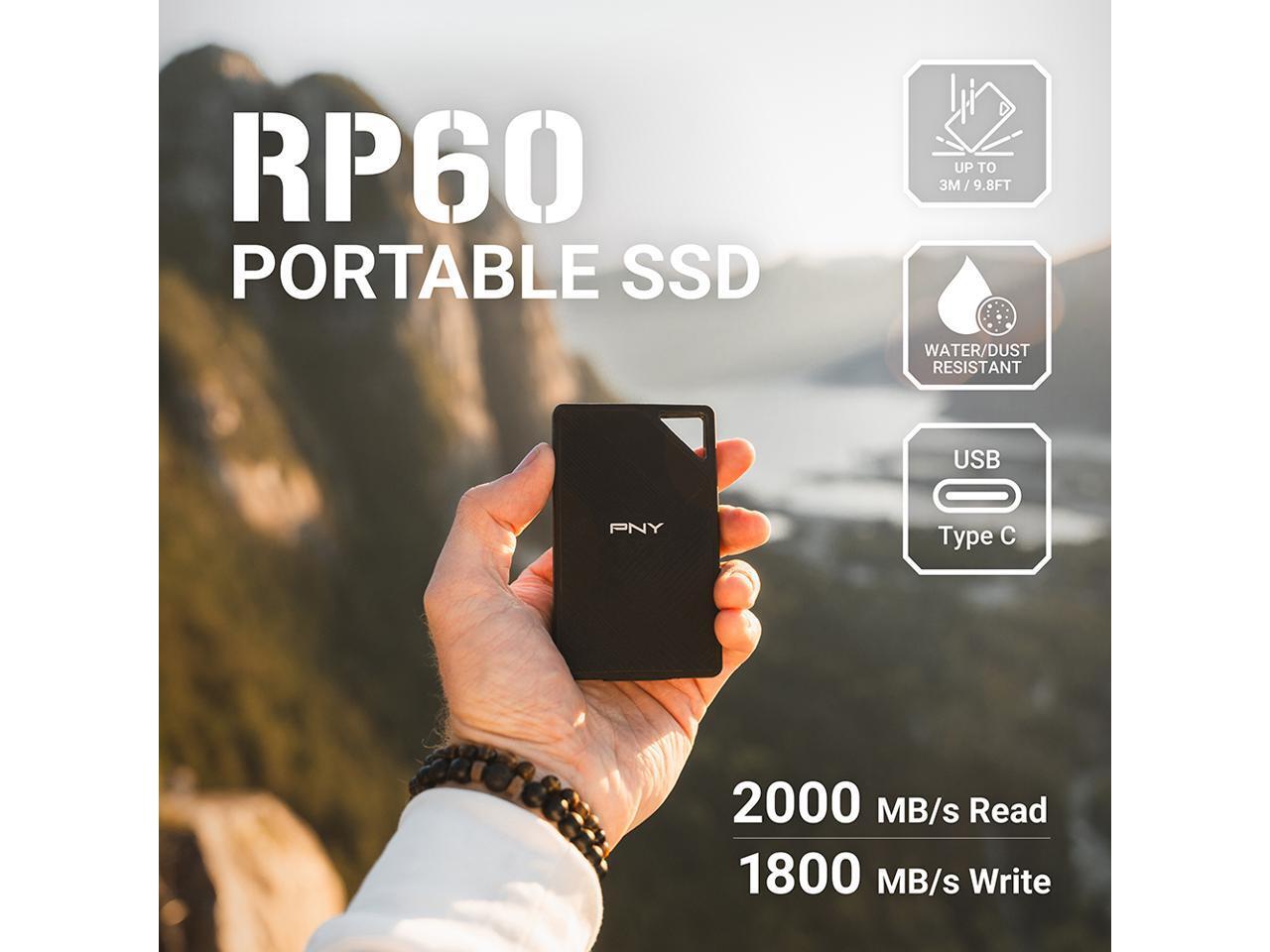 PNY 2TB USB 3.2 Gen 2×2 Type-C Portable SSD