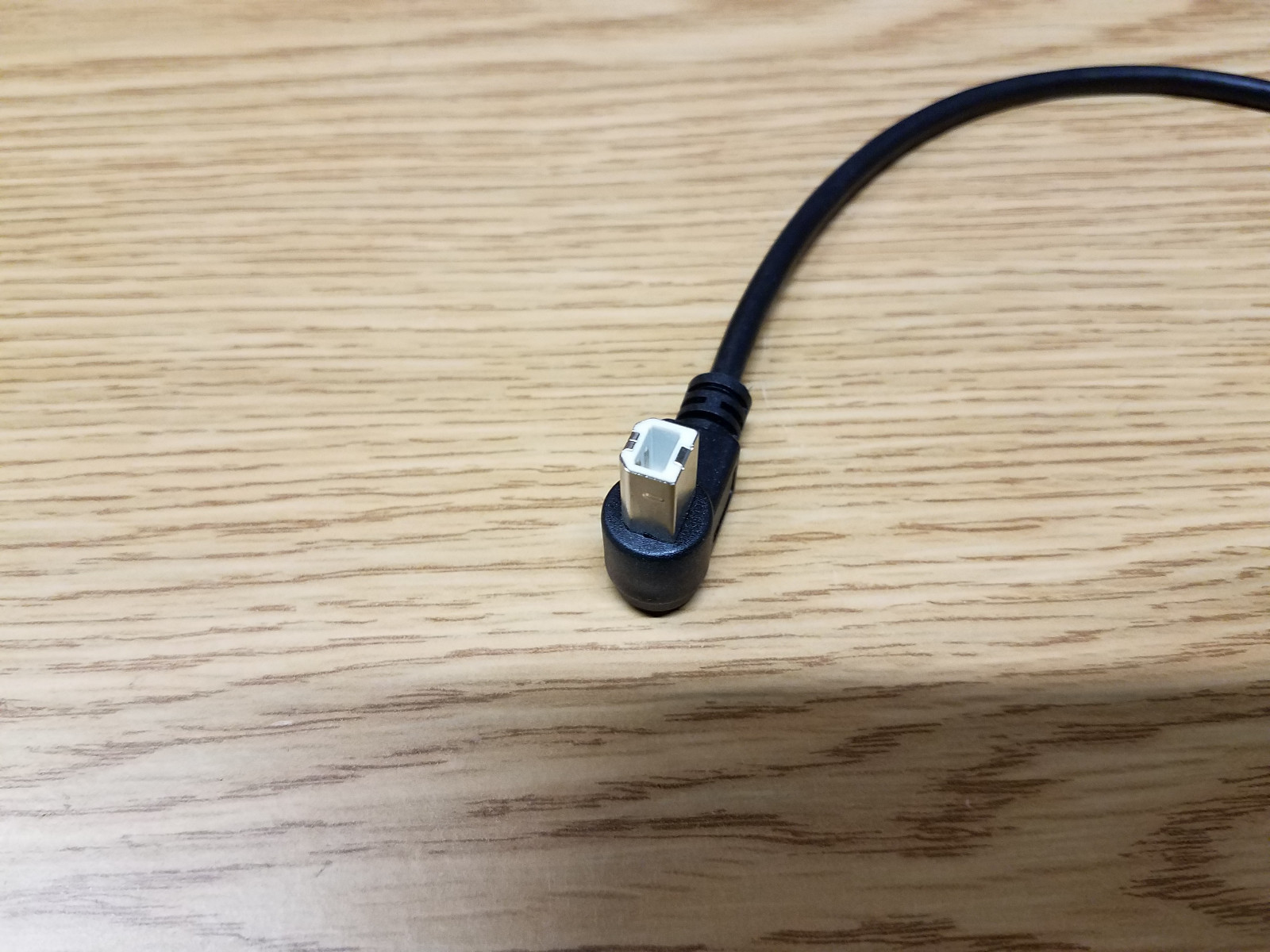 USB Cable Panel Mount Type B Female to Standard B Male Enclosure -New