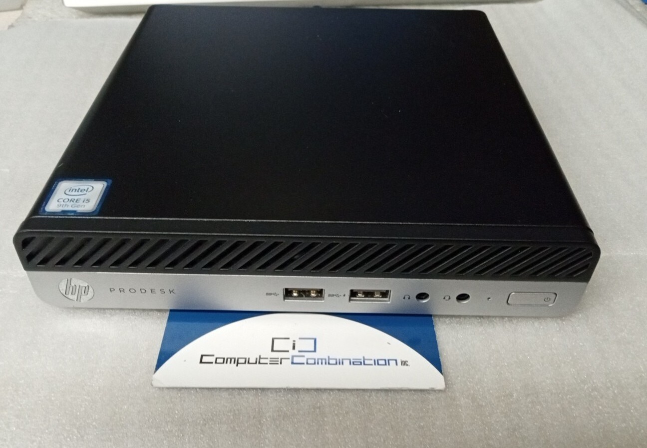 HP ProDesk 400 G5 Mini – i5-9500T @ 2.20GHz 8GB RAM 256GB SSD