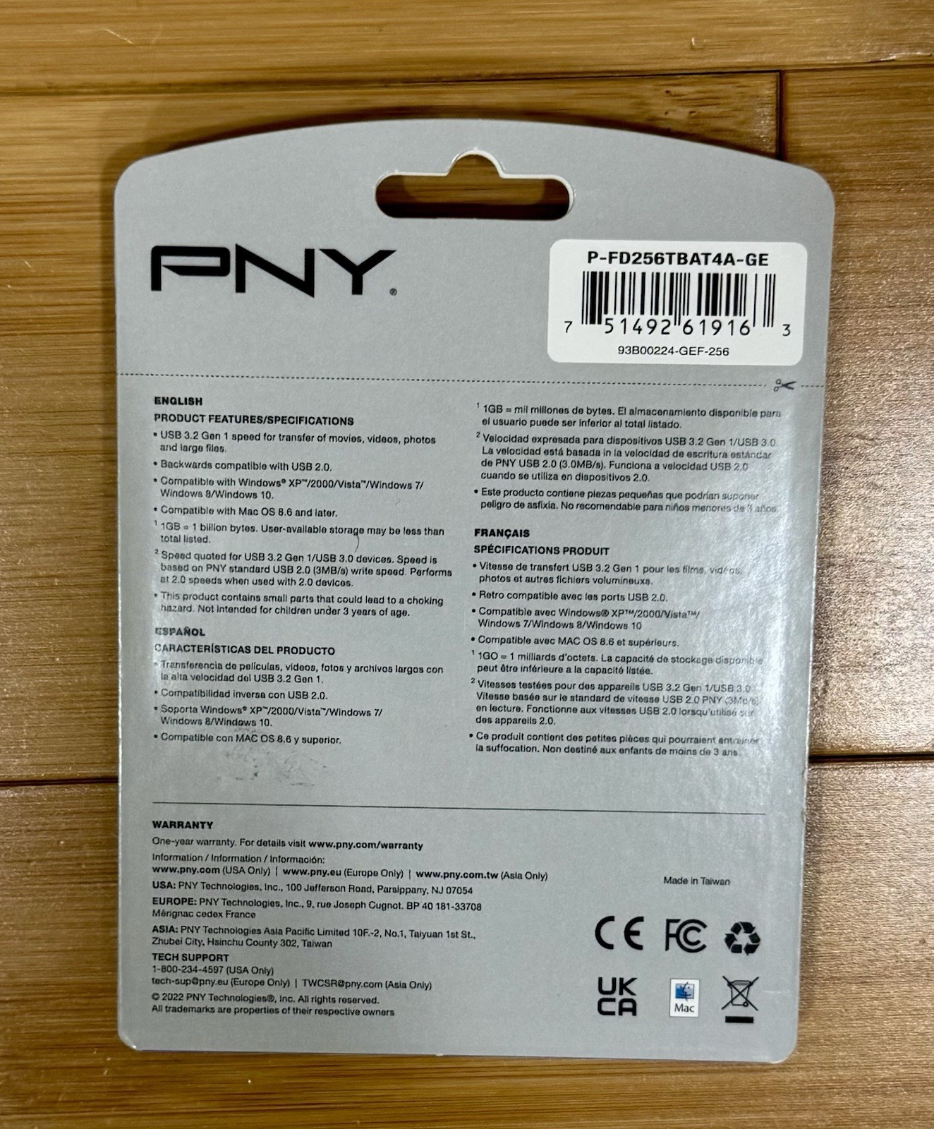 PNY 256 GB – Elite Turbo Attaché 4 – USB 3.2 Flash Drive – 100MB/s Read – (New)