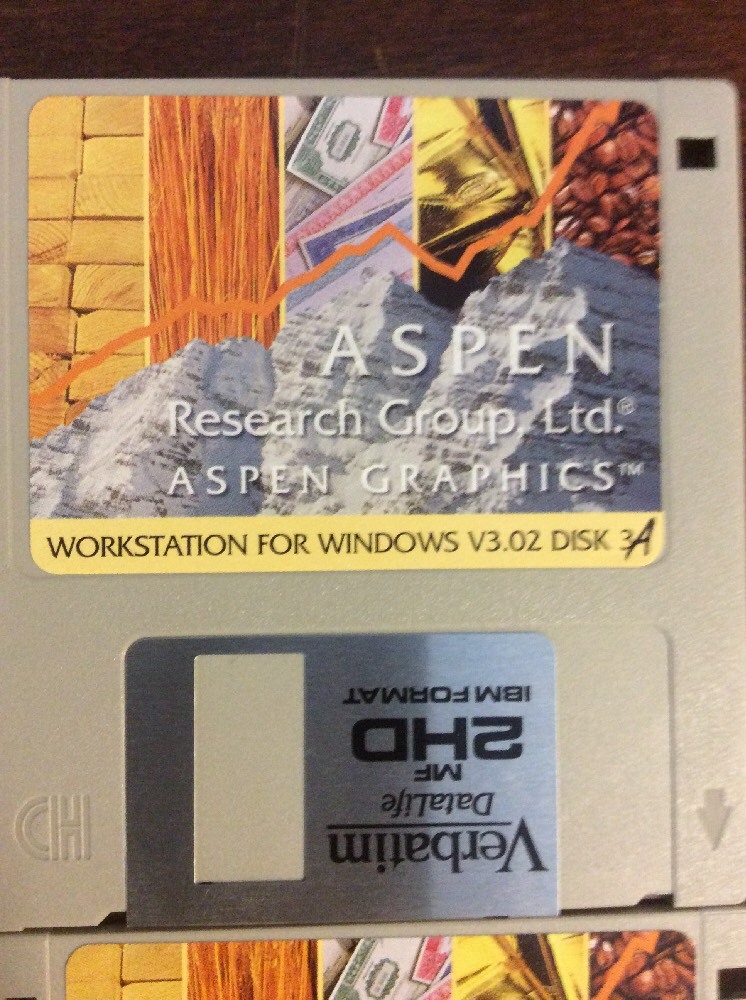 Aspen Research Group Aspen Graphics Workstation V3.02 On 10 3.5″ Floppy