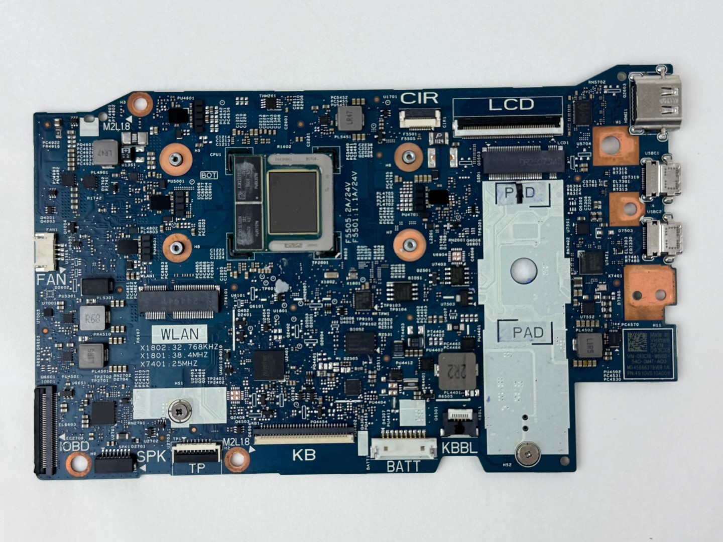 93CX6 Ultra 9 288V 32GB Motherboard for Dell 16 Plus DB16250