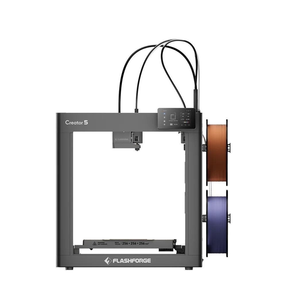 FLASHFORGE 3D Printer Creator 5 Multi-Color 4-Toolheads Zero Purge Waste Genuine
