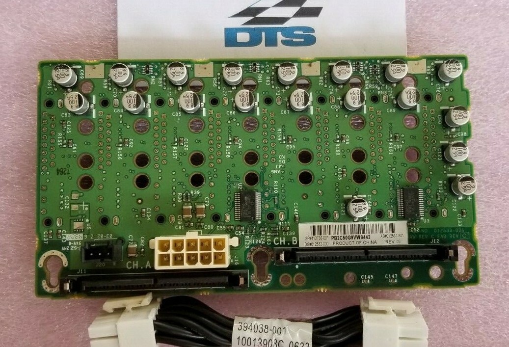 HP 8-bay SAS/SATA small form-factor (SFF) SAS backplane board