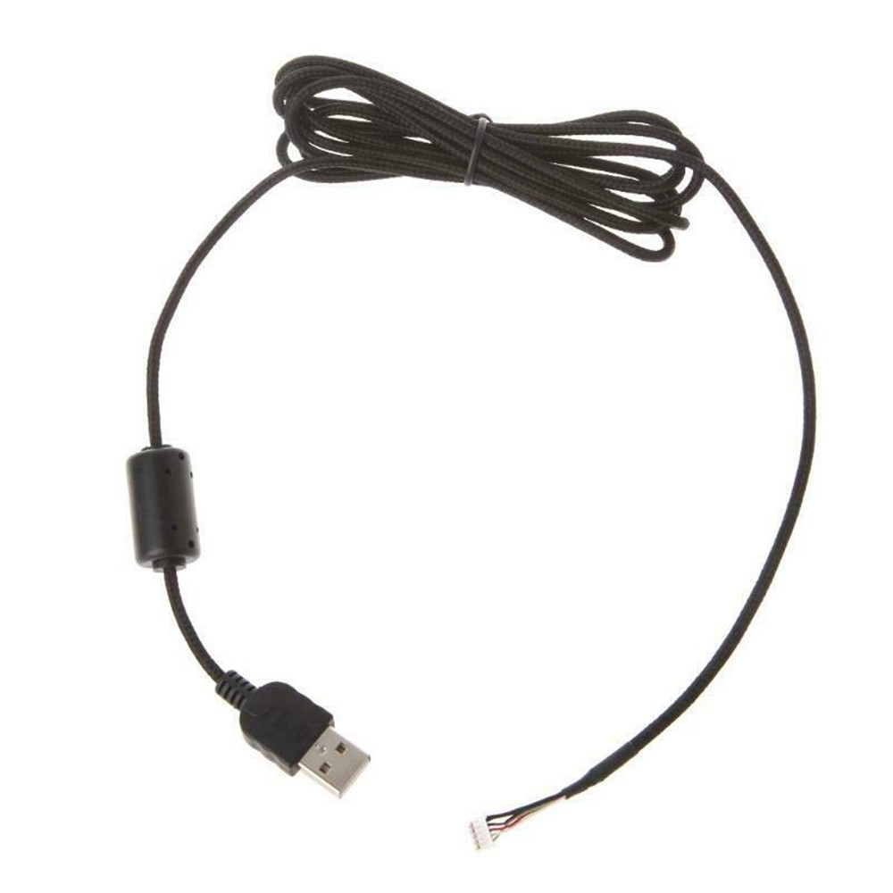 Mouse Mice USB PVC+Nylon Braided Cable Line Wire 2.2m For Logitech G500 G500S A