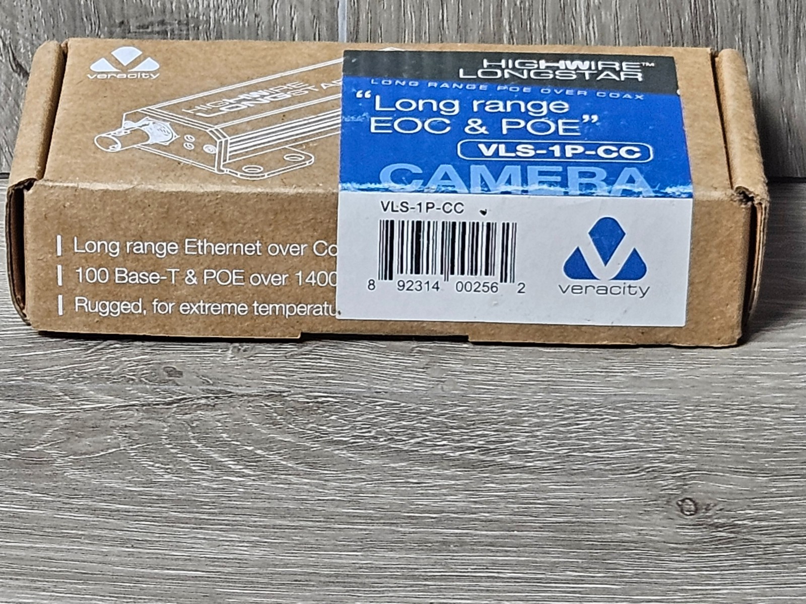 Veracity – VLS-1P-CC – Veracity VLS-1P-CC LONGSTAR Long-Range PoE over Coax