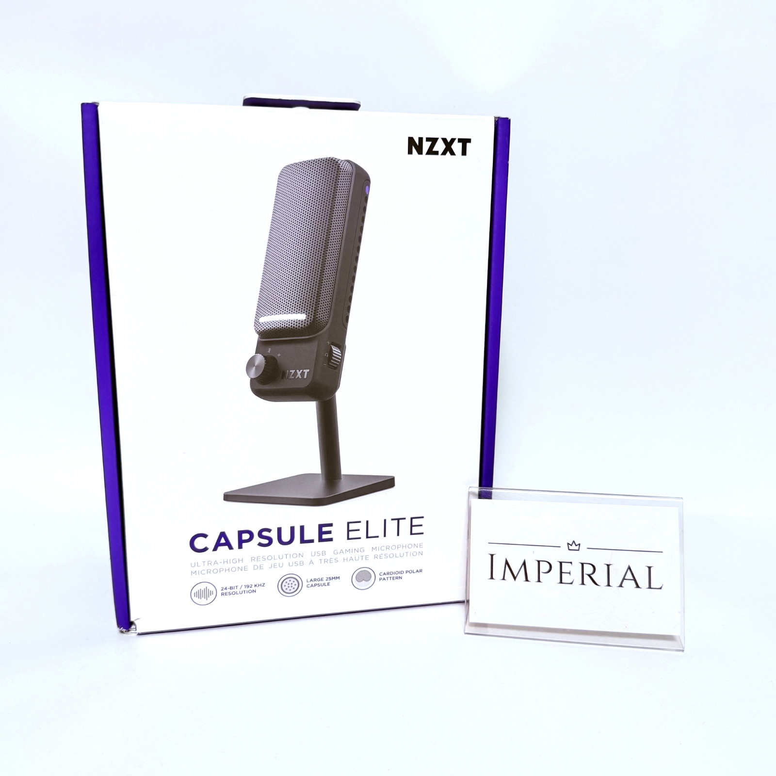 NZXT CAPSULE ELITE WIRED USB MICROPHONE BLACK Cardioid AP-PUMIC-B1 SP1192