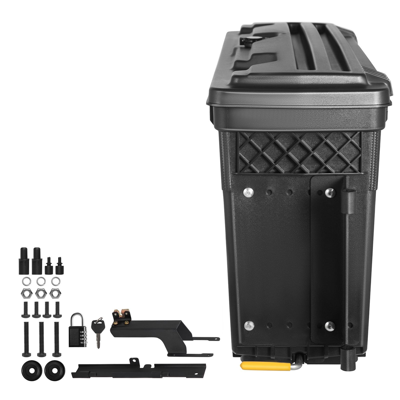 Truck Bed Storage Box, Lockable Swing Case with Password Padlock