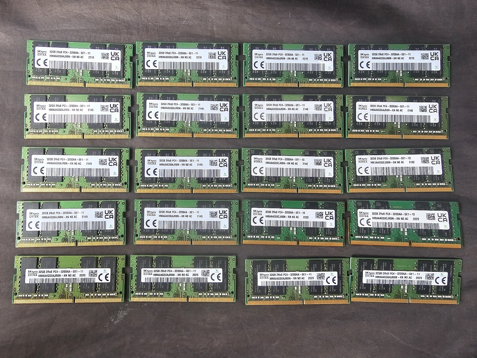 Hynix 64GB DDR4 3200 MHz PC4-25600 SODIMM 260-Pin 2Rx8 Laptop Memory RAM 2x 32G
