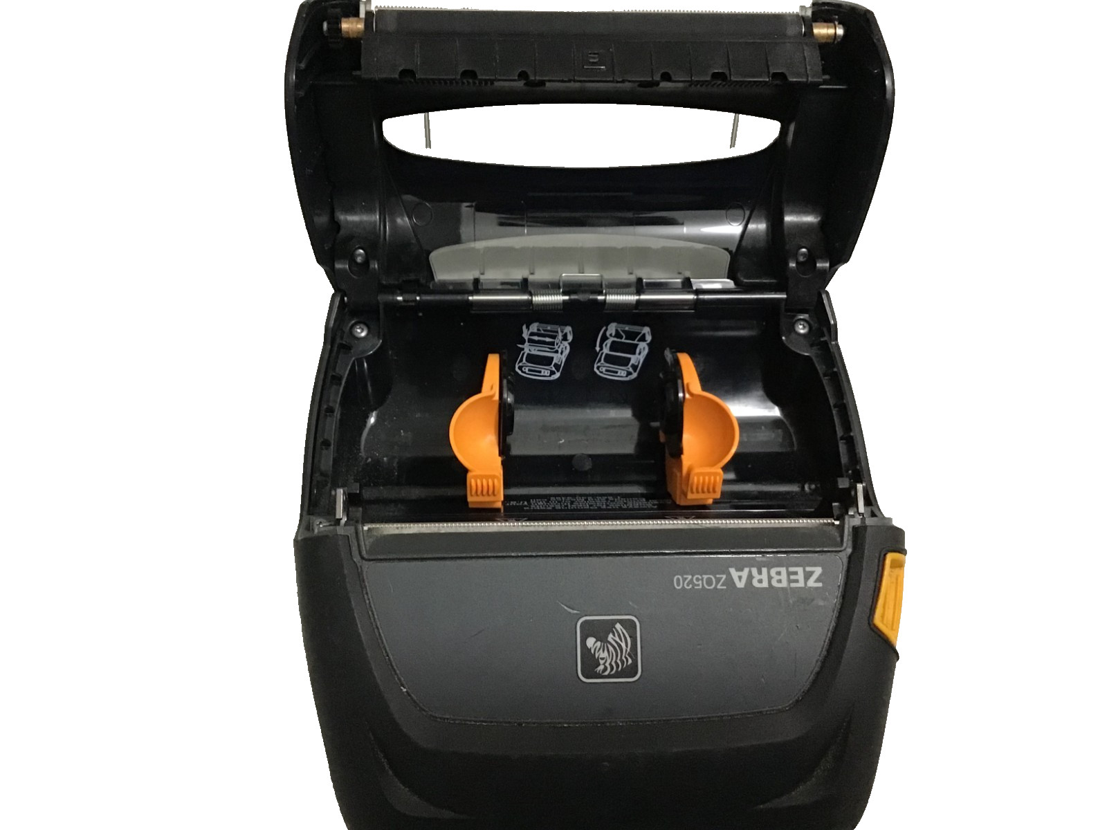 Zebra ZQ520 Direct Thermal Printer, bluetooth, DC adapter and battery eliminator