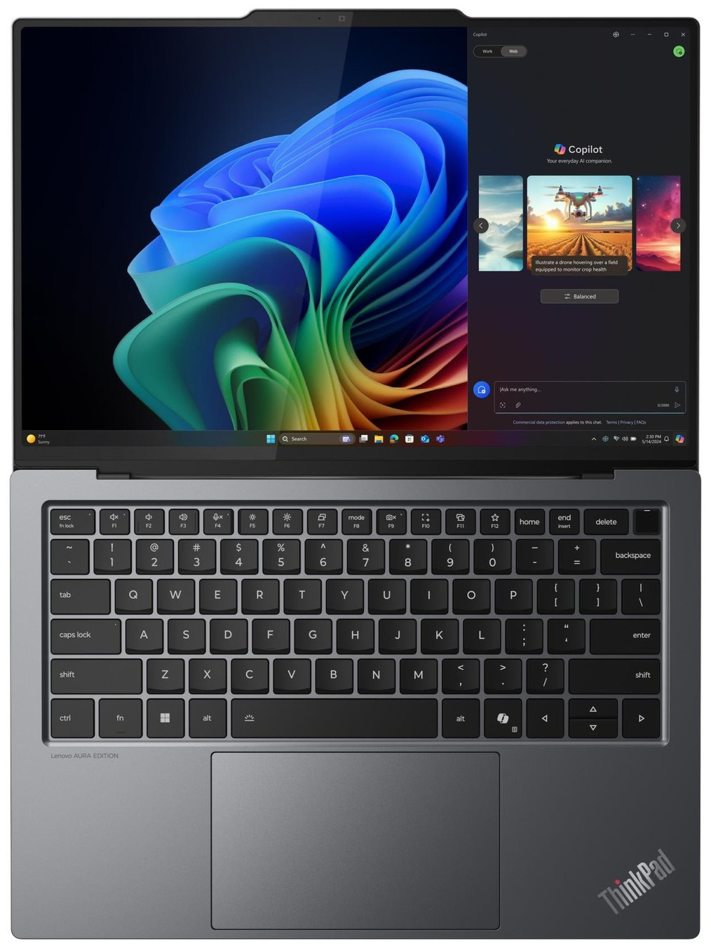 Lenovo ThinkPad X9-14 Gen 1 Aura 14″ 2.8K OLED Touch Ultra 7 258V 32GB 1TB FPR