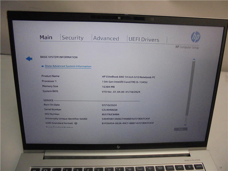 HP EliteBook 840 G10 Laptop i5-1345U 4.70GHz 16GB 512GB SSD Win 11 Pro COA