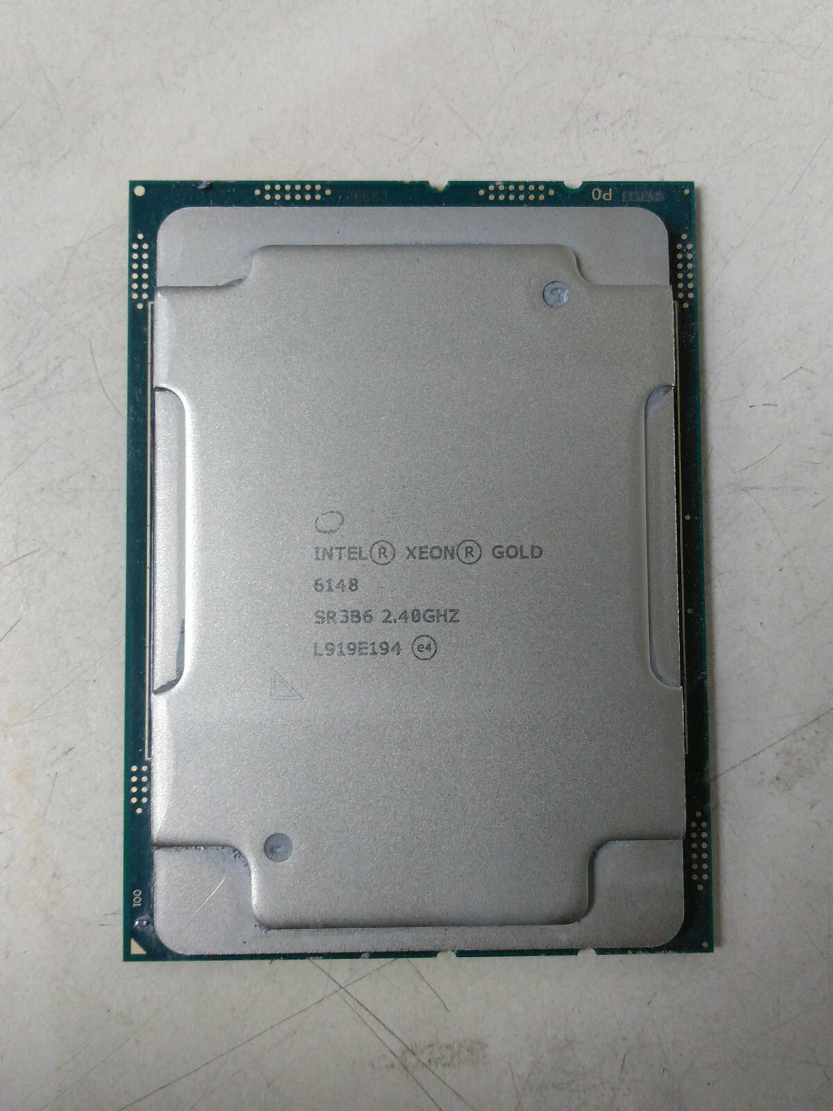 Intel (R) XEON (R) Gold 6148 server CPU 2.4GHz L919E194