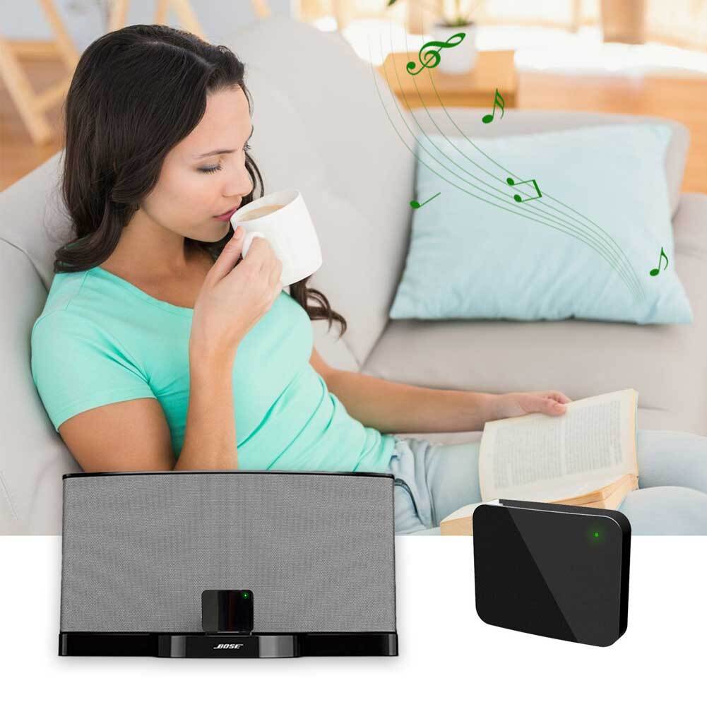 30 Pin Bluetooth v5.0 Adapter Audio Receiver for Bose iPod iPhone SoundDock