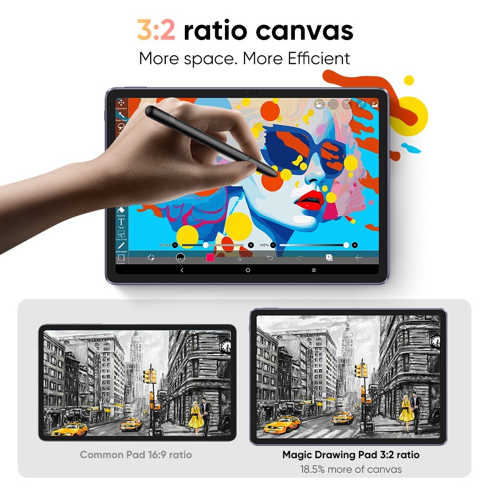 XPPen Magic Drawing Pad Bluetooth 12.2” 256GB ROM Android 12 Refurbished