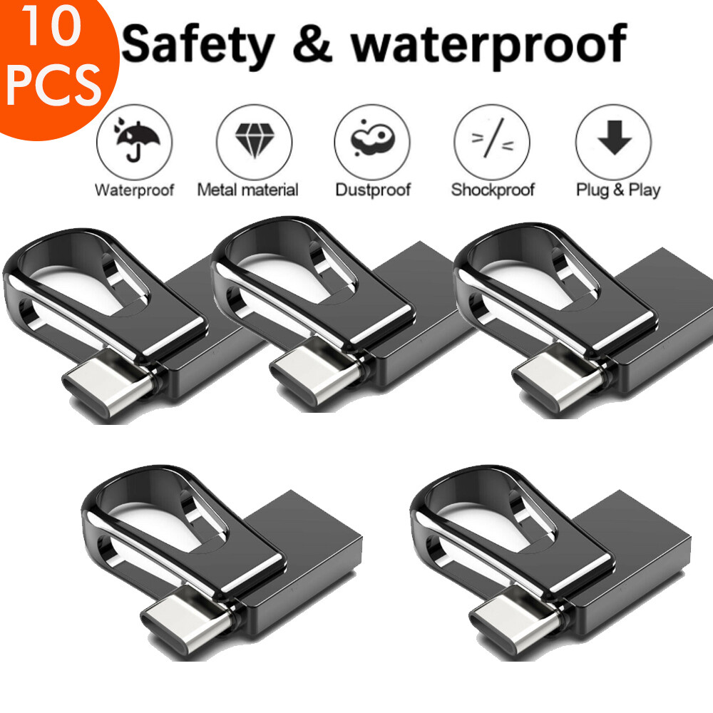 Lot 1PCS 10PCS 32G USB 3.0 Flash Drive Memory Stick Thumb Pen Drive Type-C OTG