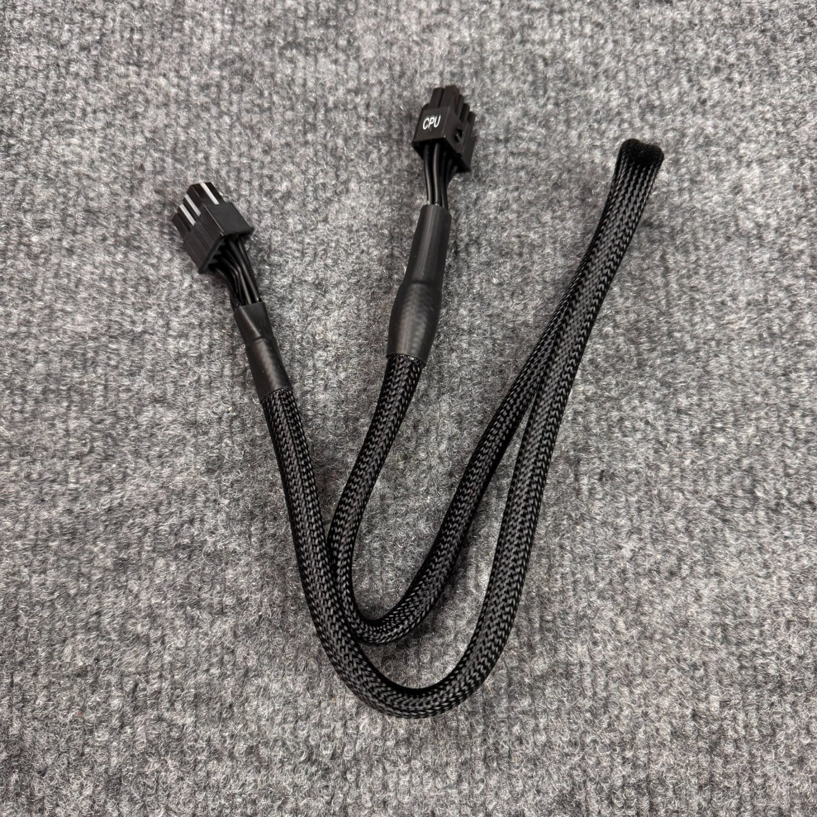 CPU 8-Pin to 8-Pin (4+4) EPS Power Extension Cable Braided 26 Inch New