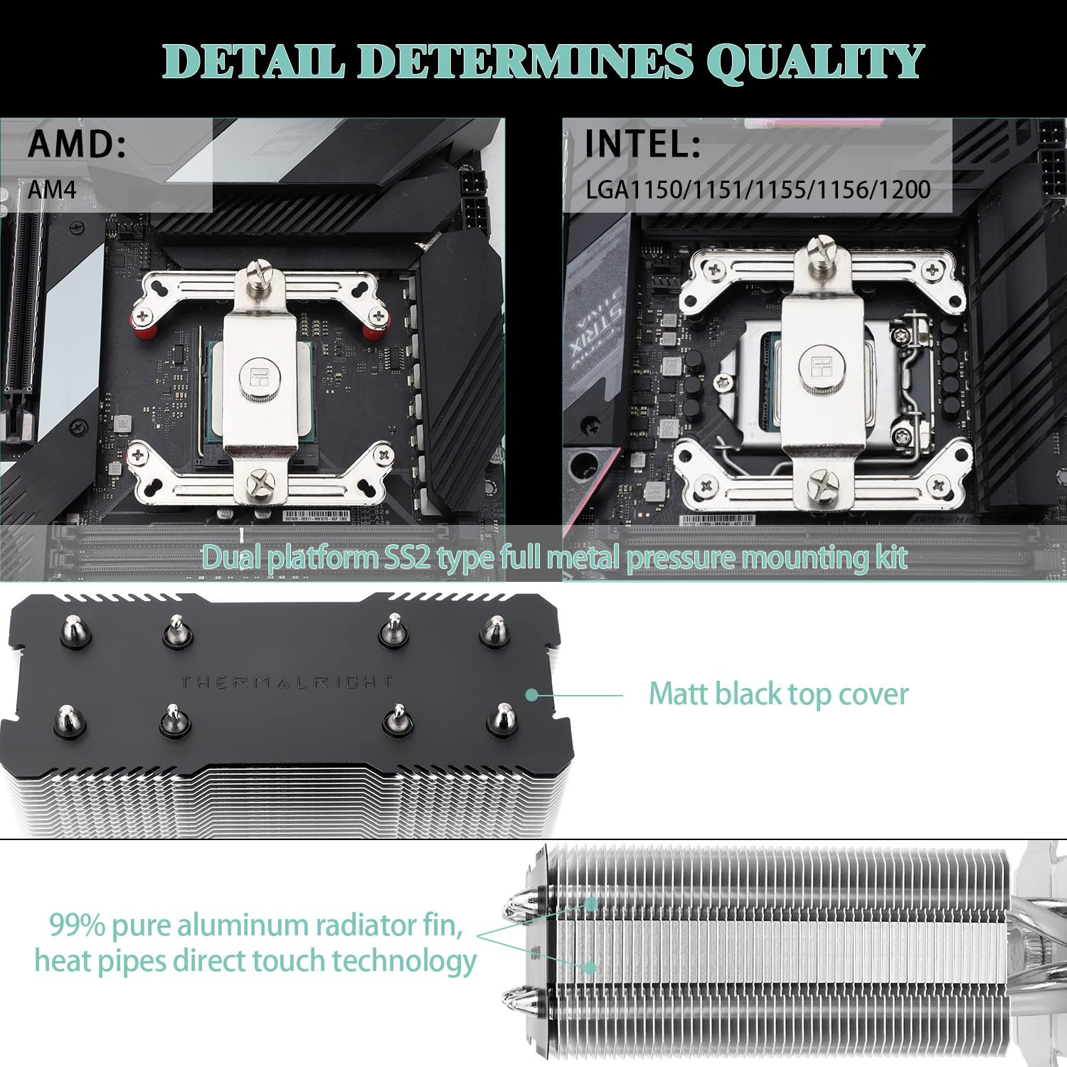 Thermalright Assassin X120 Refined SE CPU Air Cooler, 4 Heat Pipes, TL-C12C PWM