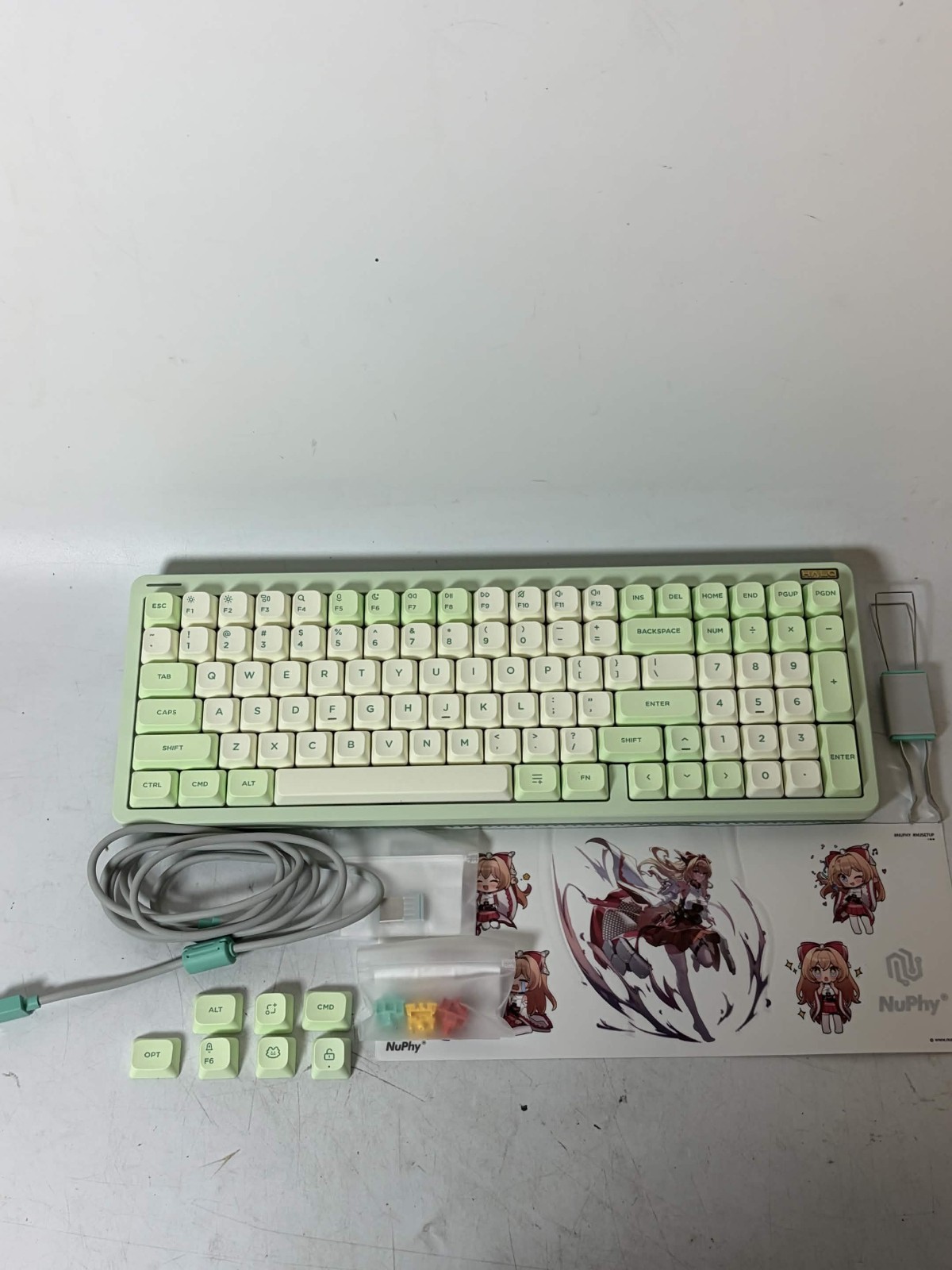 nuphy Halo96 V2 Wireless Mechanical Gaming Keyboard Raspberry Switches (46gf), G