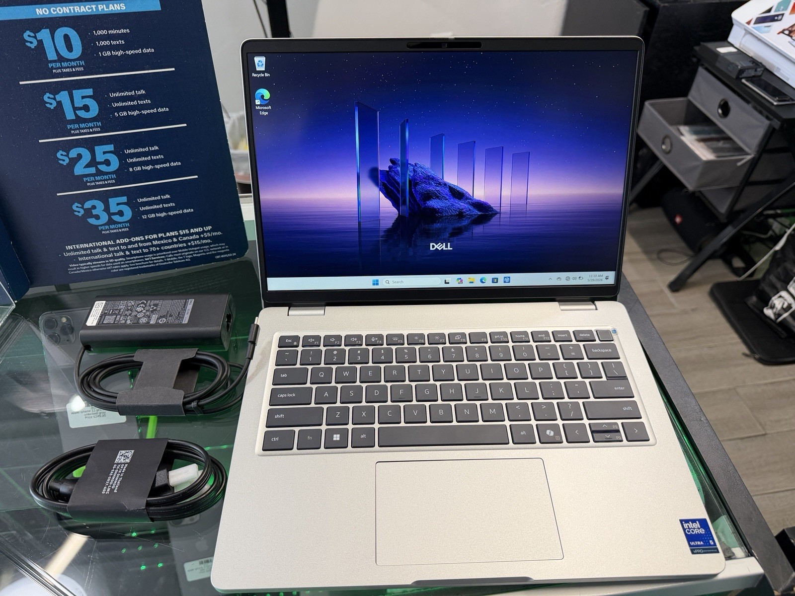 Dell Laptop Pro 14 PC14250 14″ Intel Core Ultra 5 235U 1Tb SSD 32gb Ram Touch