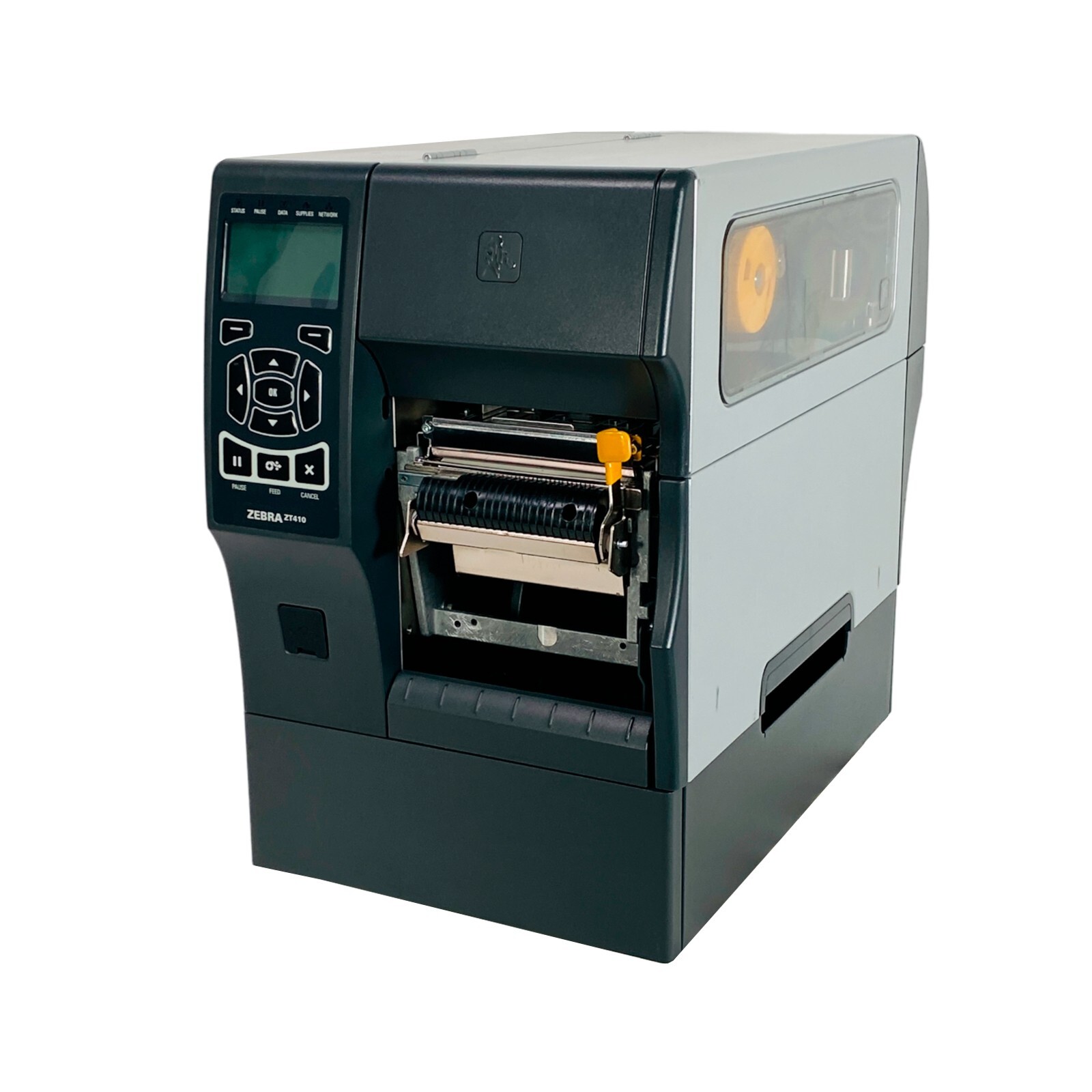 Zebra ZT410 Thermal Transfer Label Printer Peel Rewind BT LAN USB 1 YR WARRANTY