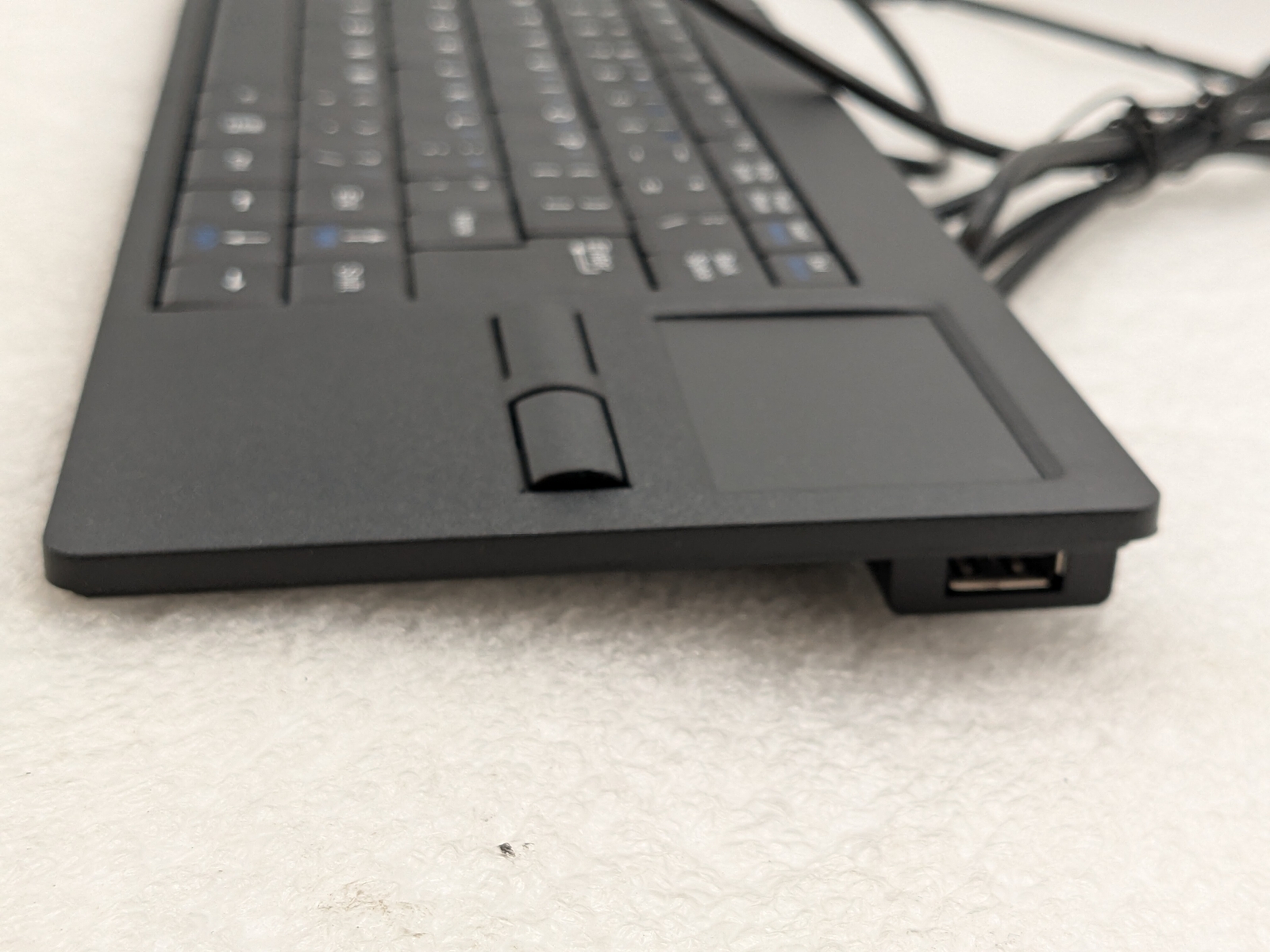 MC-818 82 Keys USB Keyboard Wired Keyboard Built-in Touchpad USB HUB Port