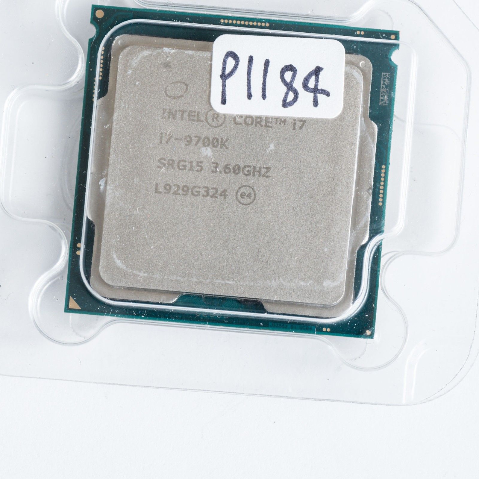 Intel Core i7-9700K SRG15 LGA1151 3.6GHz Six Core Processor Unlocked 95W 12MB