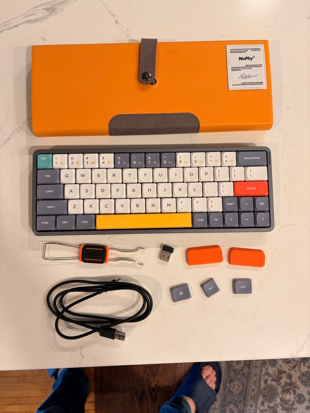 NuPhy Air60 V2 Portable Low Profile Wireless Mechanical 60% Keyboard