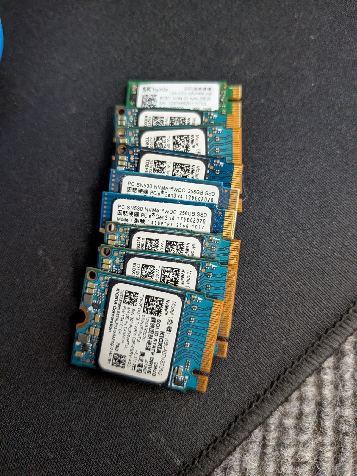 M.2 NVMe SSD 2230 M Key 128GB 256GB 512GB OEM Kioxia Hynix | Very Good health