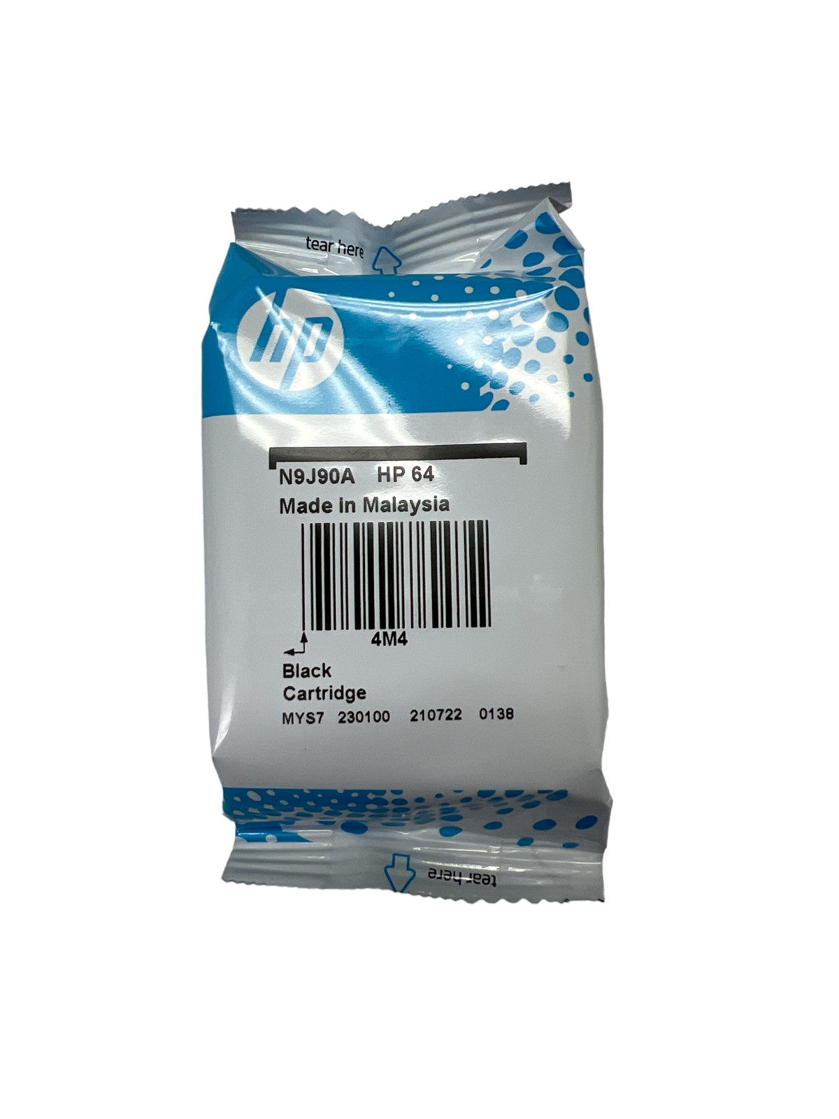Genuine HP 64 N9J90AN Ink Cartridge Black for HP ENVY 6220 6222 printer Exp 2025