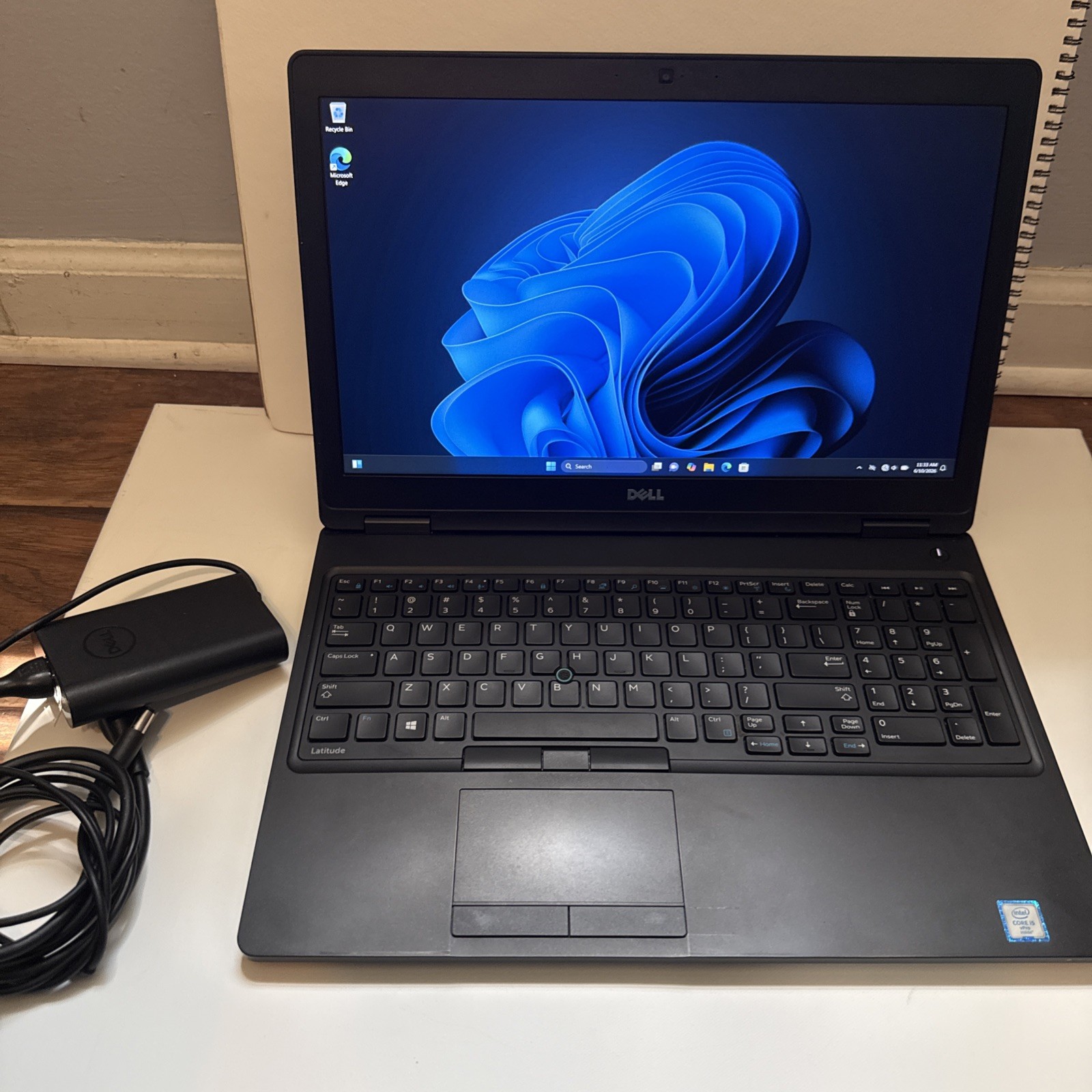 Dell Latitude 5580 Laptop i5-6300U 2.4GHz 16GB 256GB SSD Win11 pro