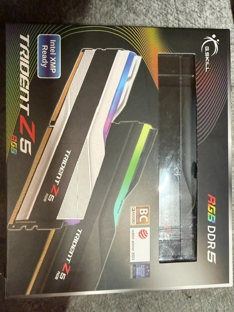 G.SKILL Trident Z5 RGB Series DDR5 RAM (Intel XMP 3.0) 32GB (2x16GB) 6400MT/s CL