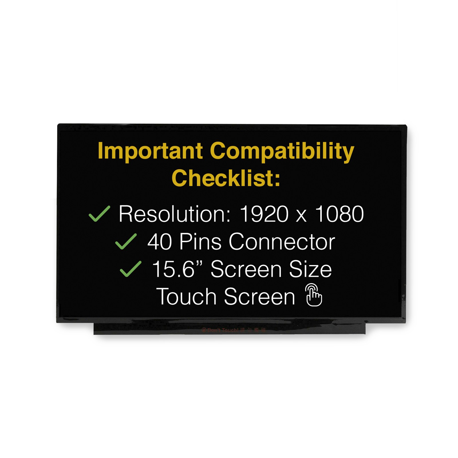 Dell INSPIRON 15 5594 Screen Replacement 40 Pins FHD LCD LED Display With Tools