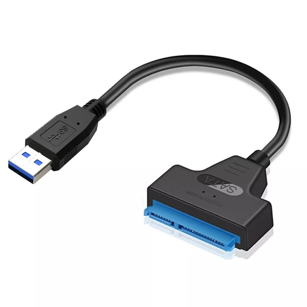 Upgrade SATA to USB 3.0 Cable USB to SATA III Hard Drive Adapter 2.5” SSD HDD