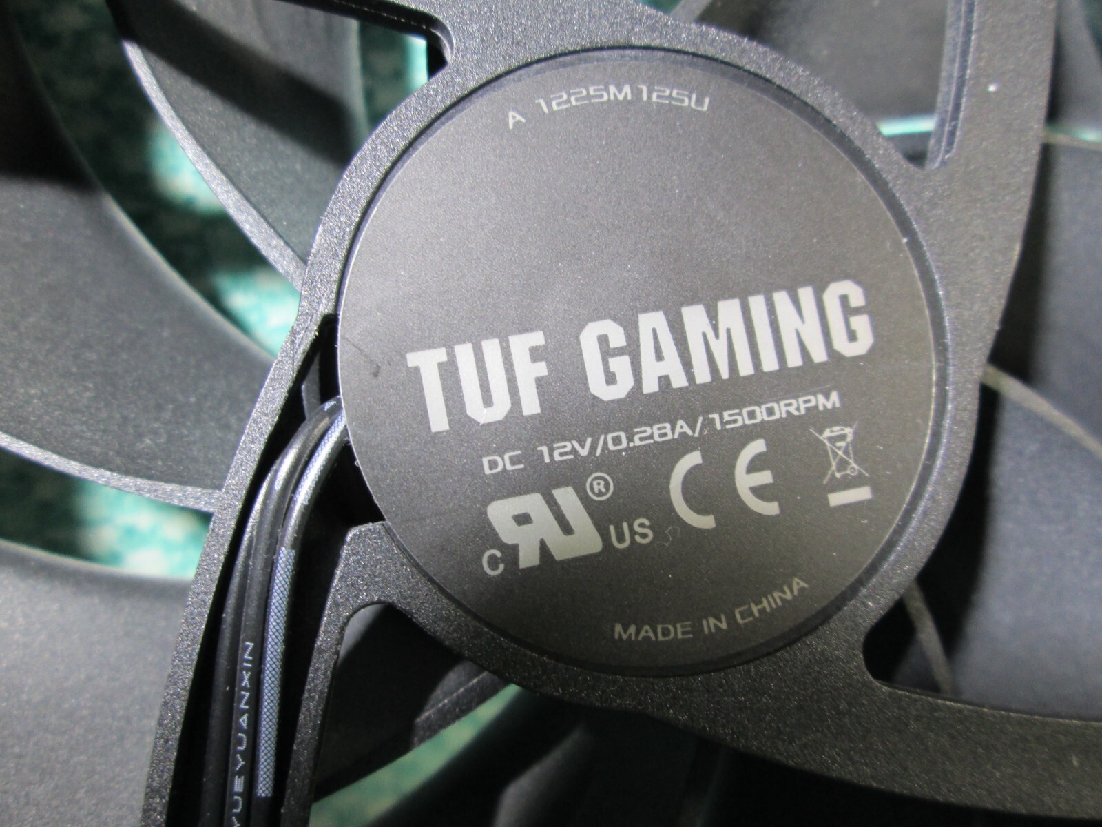 ASUS TUF Gaming 120mm Case Fan – Black – NON-Lit / 1500rpm