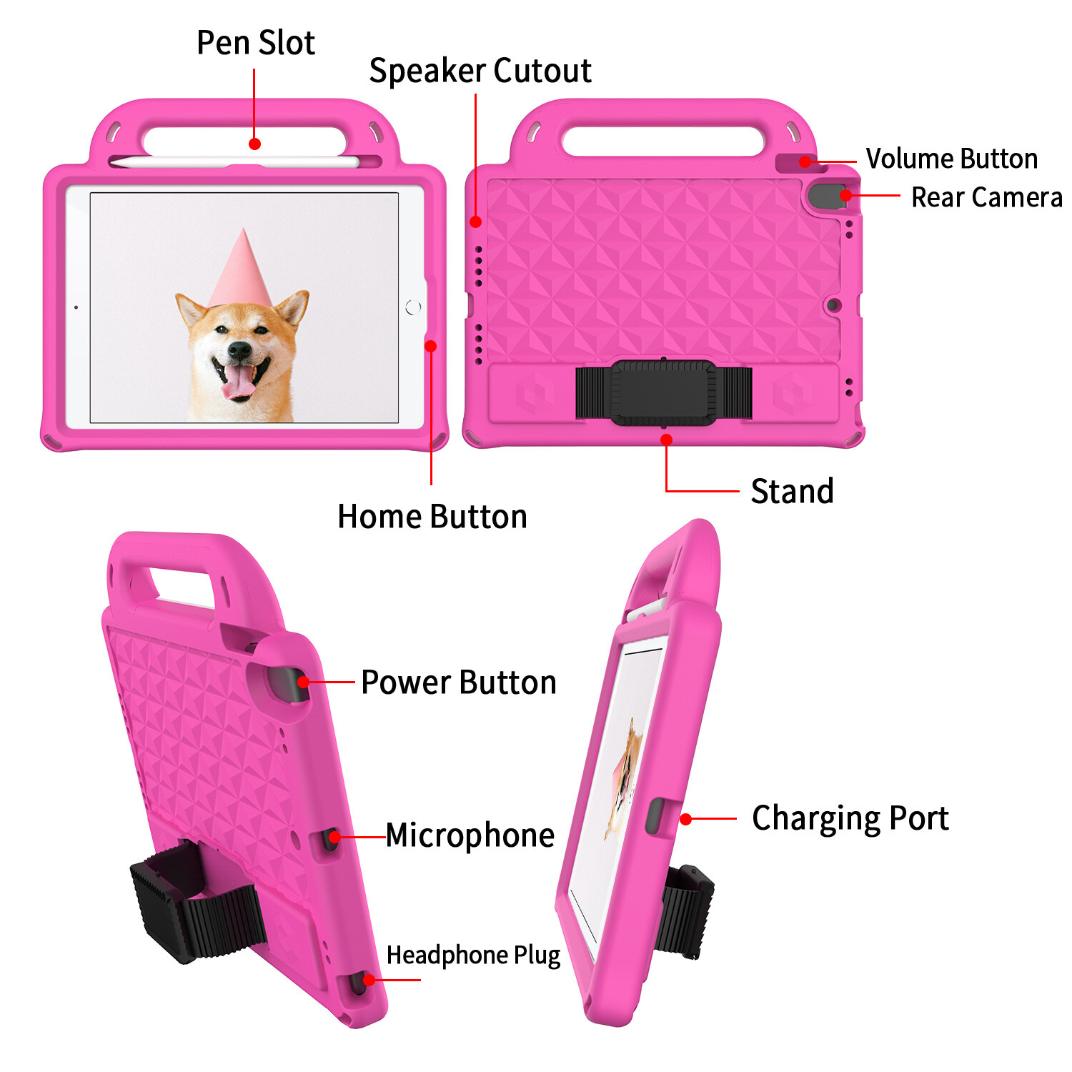 Shockproof Case With Shoulder Strap Cover For iPad 5th 6th 7th 8th 9th Gen Mini