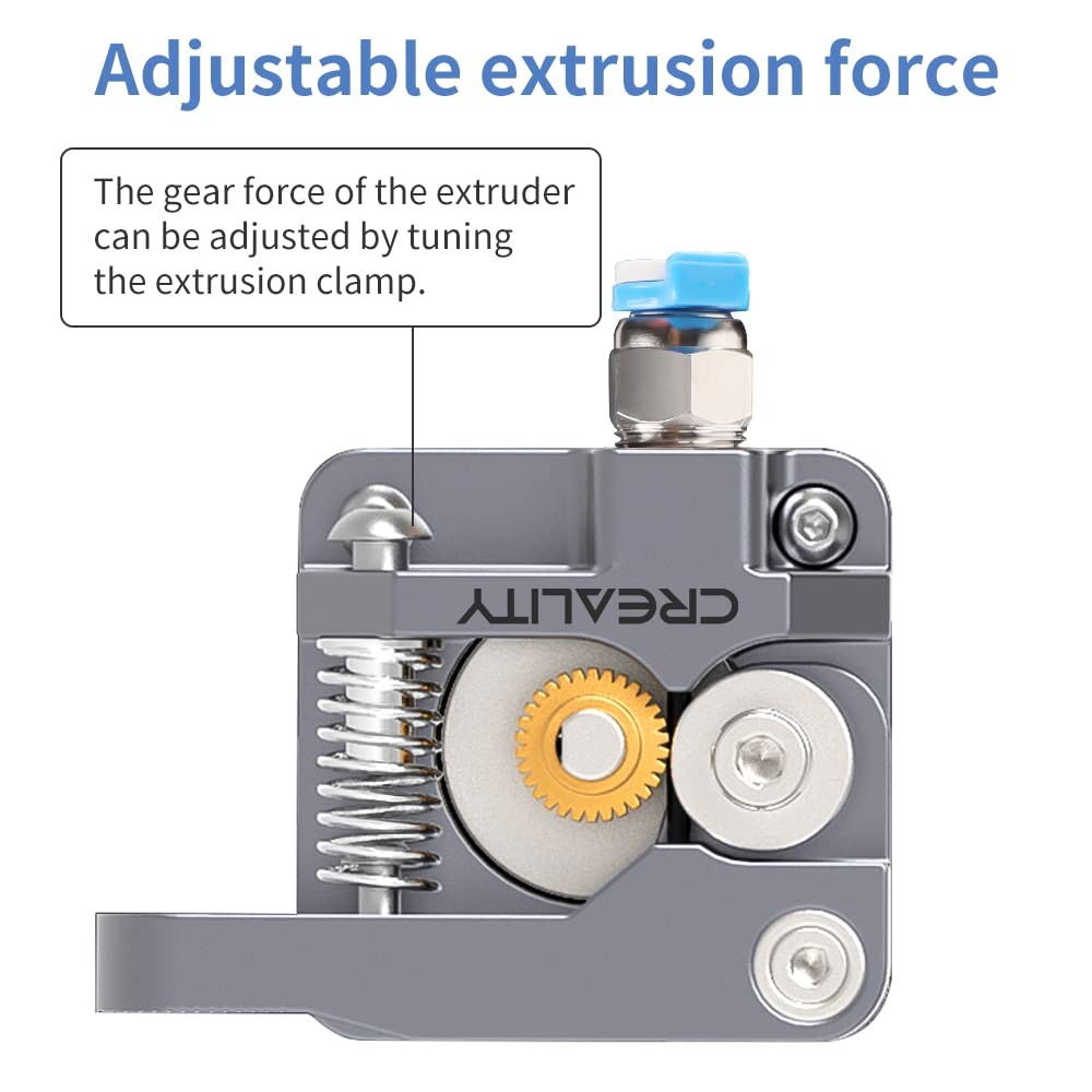 Creality Official Ender 3 Extruder Upgrade Metal Drive Feeder 3D Printer Gray