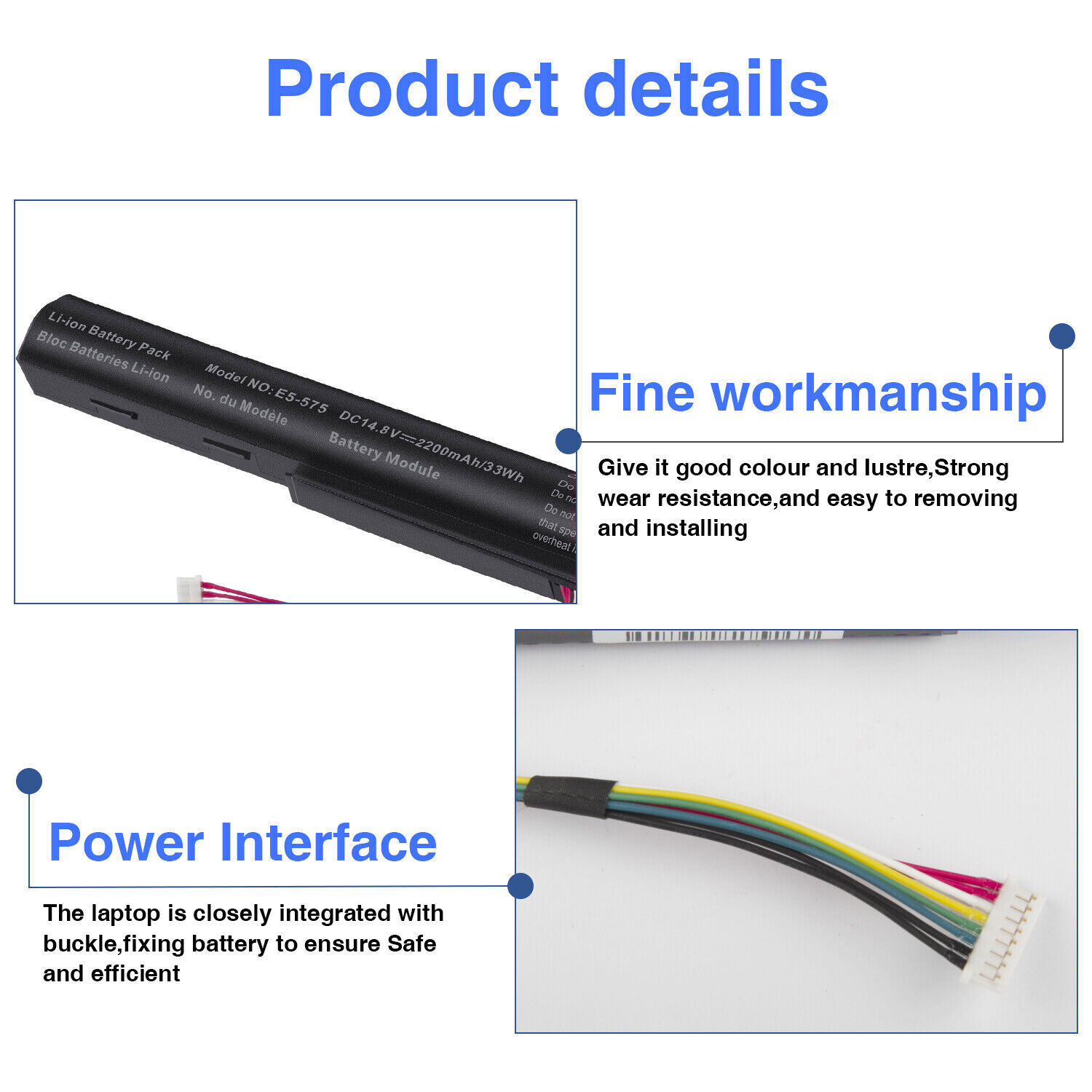 AS16A5K AS16A7K AS16A8K Battery for Acer Aspire E15 E5-475G E5-575G E5-774G-78N