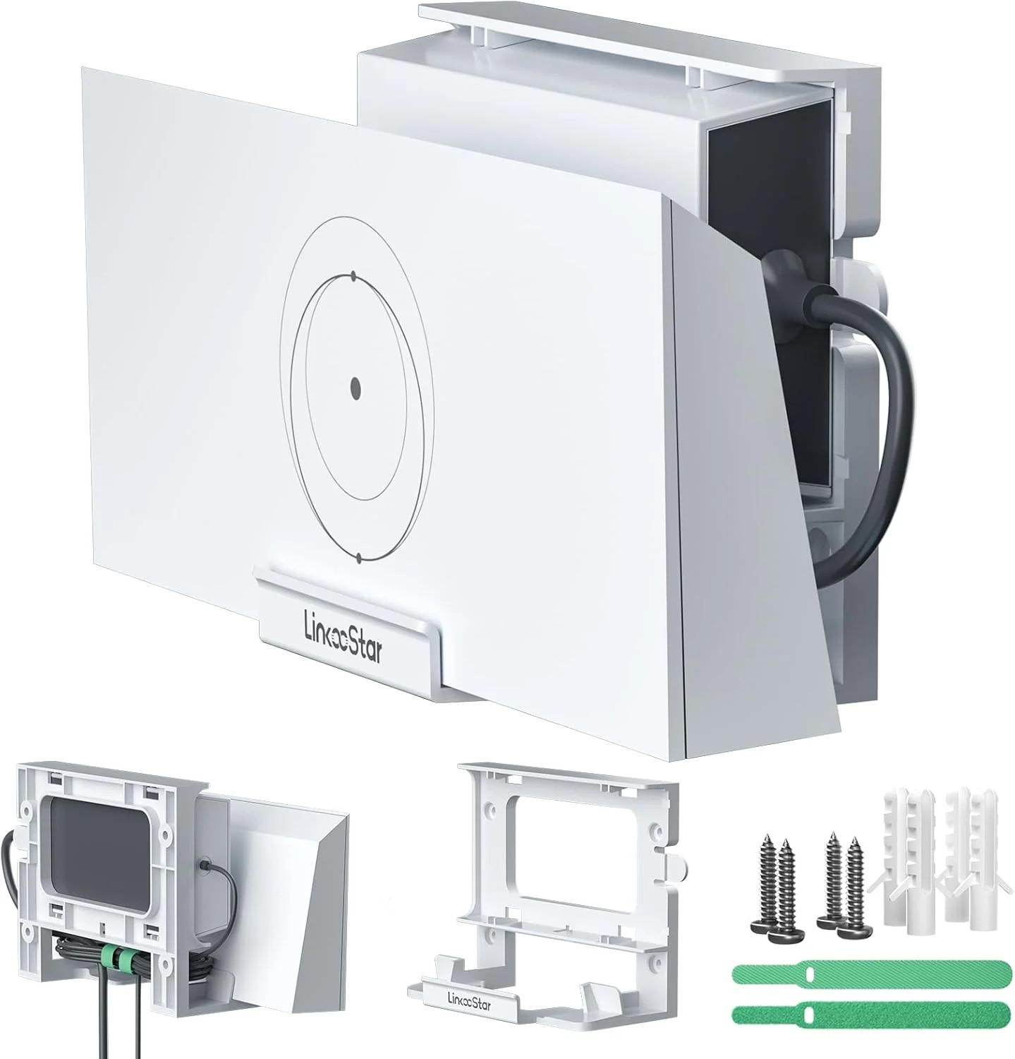 for Starlink Gen 3 Router Mount, All in One Starlink Wall Mount for Standard V3