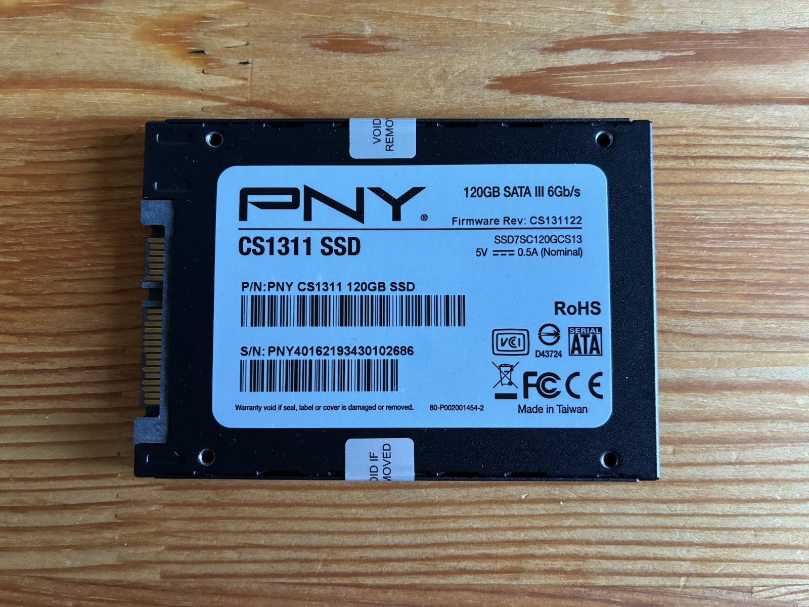 PNY Solid State Drive CS1311 120GB SATA III 6Gb/s SSD7SC120GCS13 (B4235)
